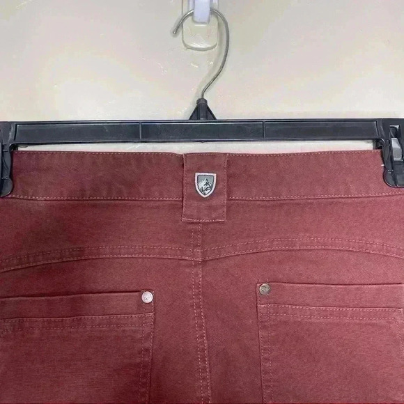 KUHL Women's Brooke Skinny Jeans Burgundy Pants Sz 10 - Picture 7 of 10